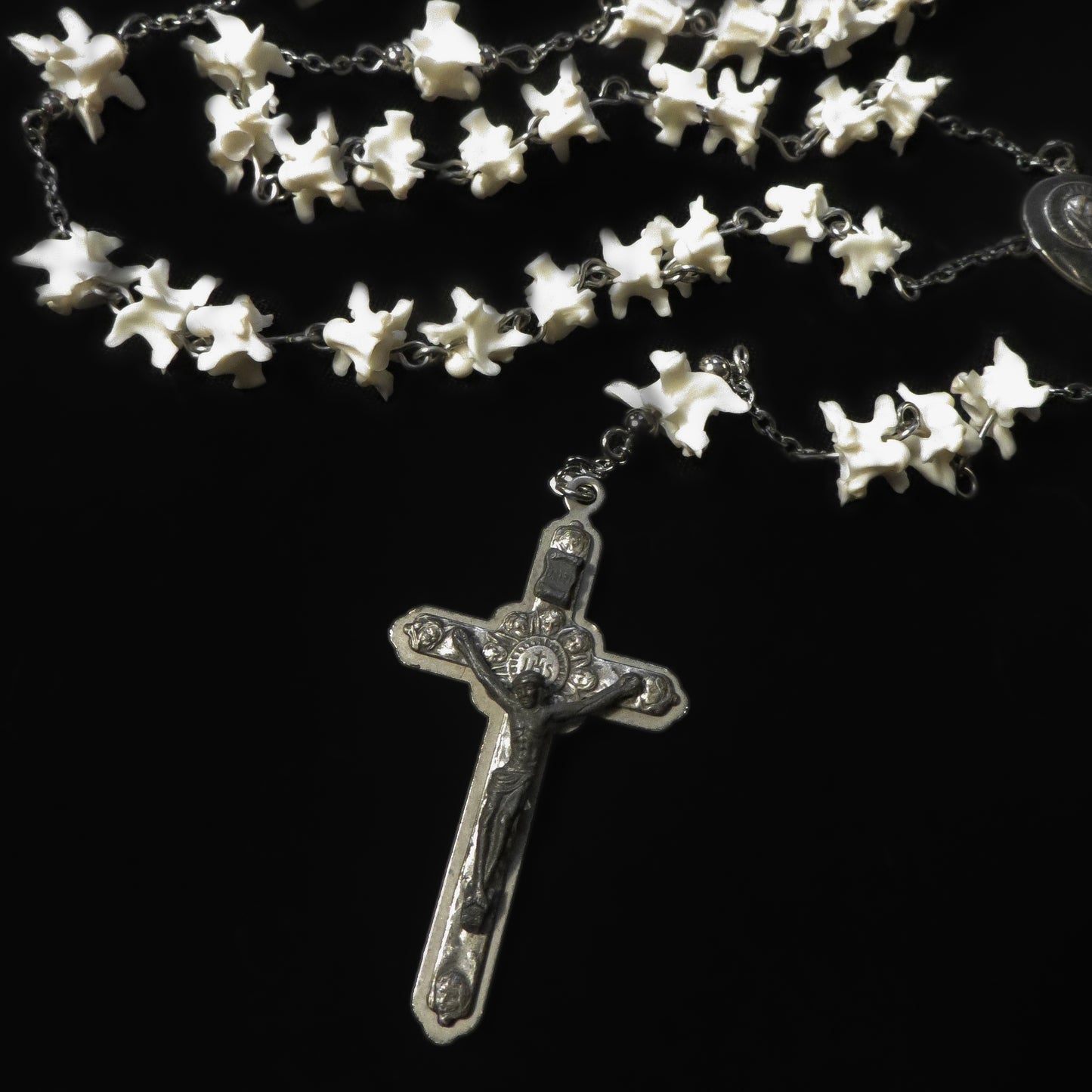 Bone Rosary w/ chain