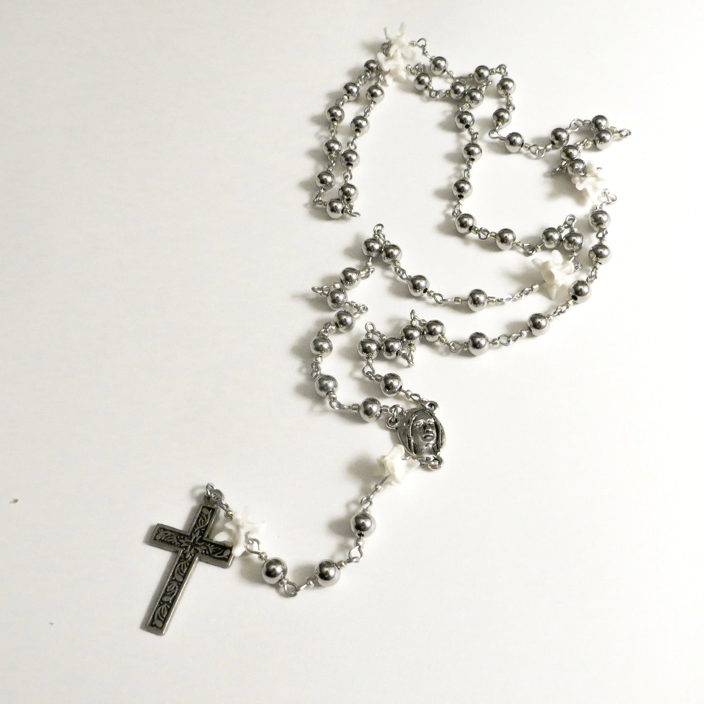 Stainless Steel bone rosary