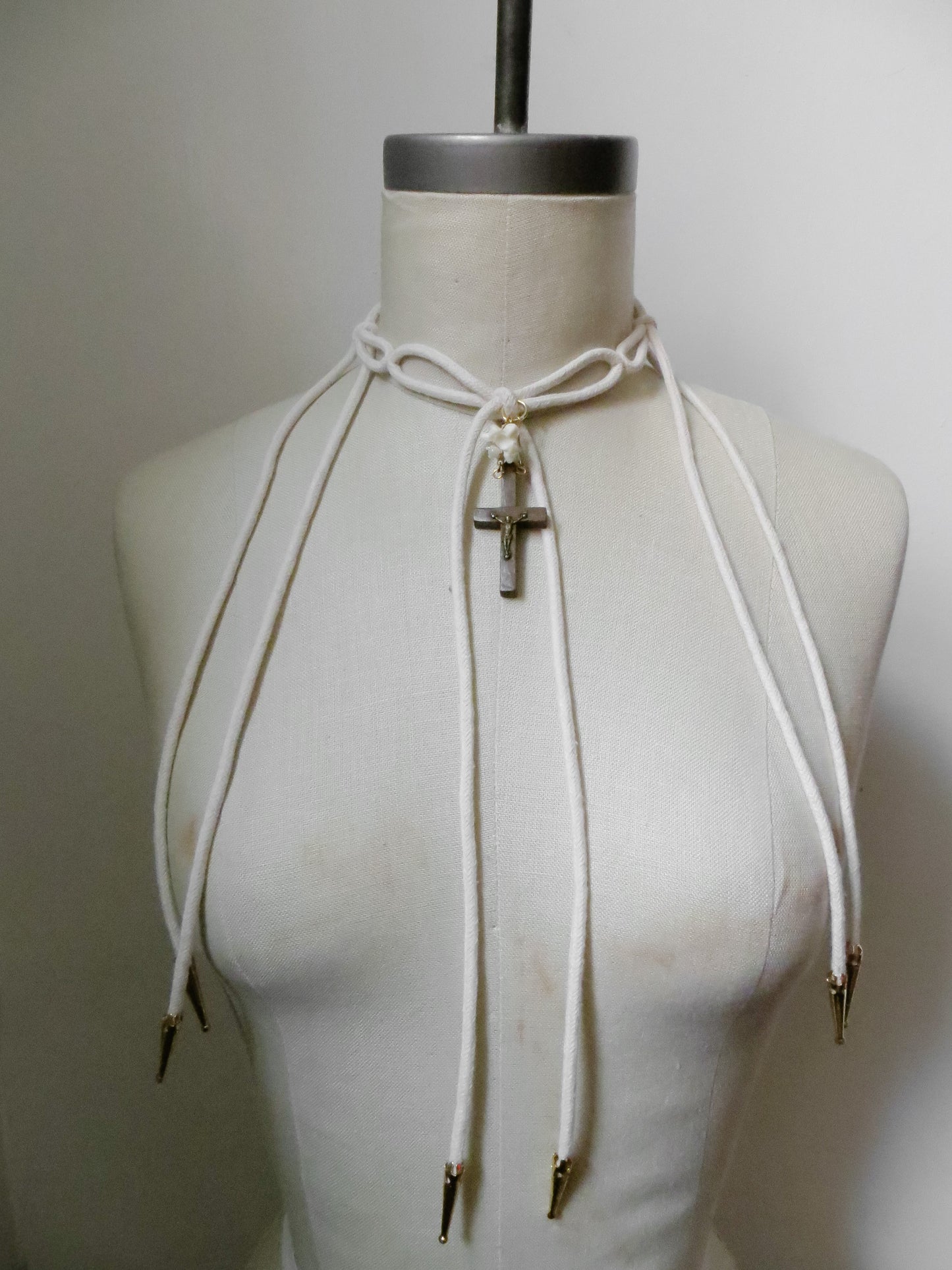 Wooden Cross Triple Bolo