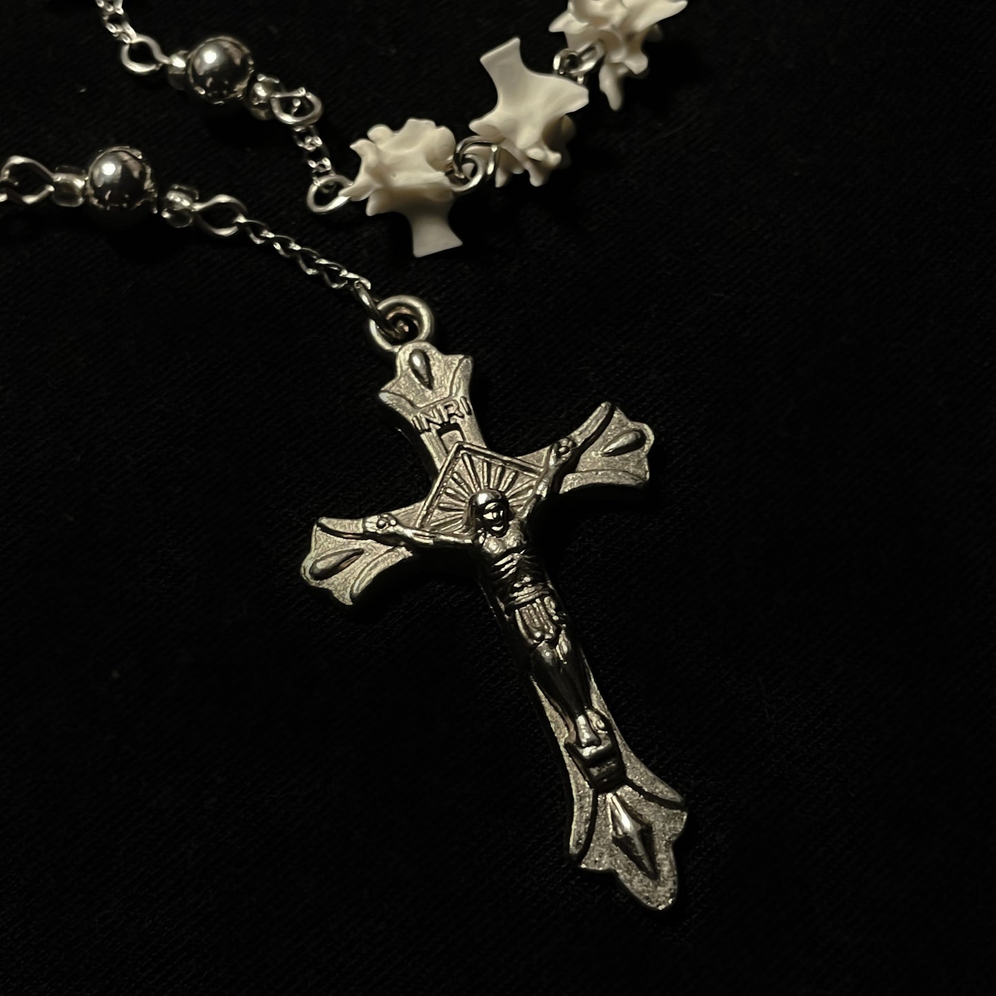 Relic bone rosary