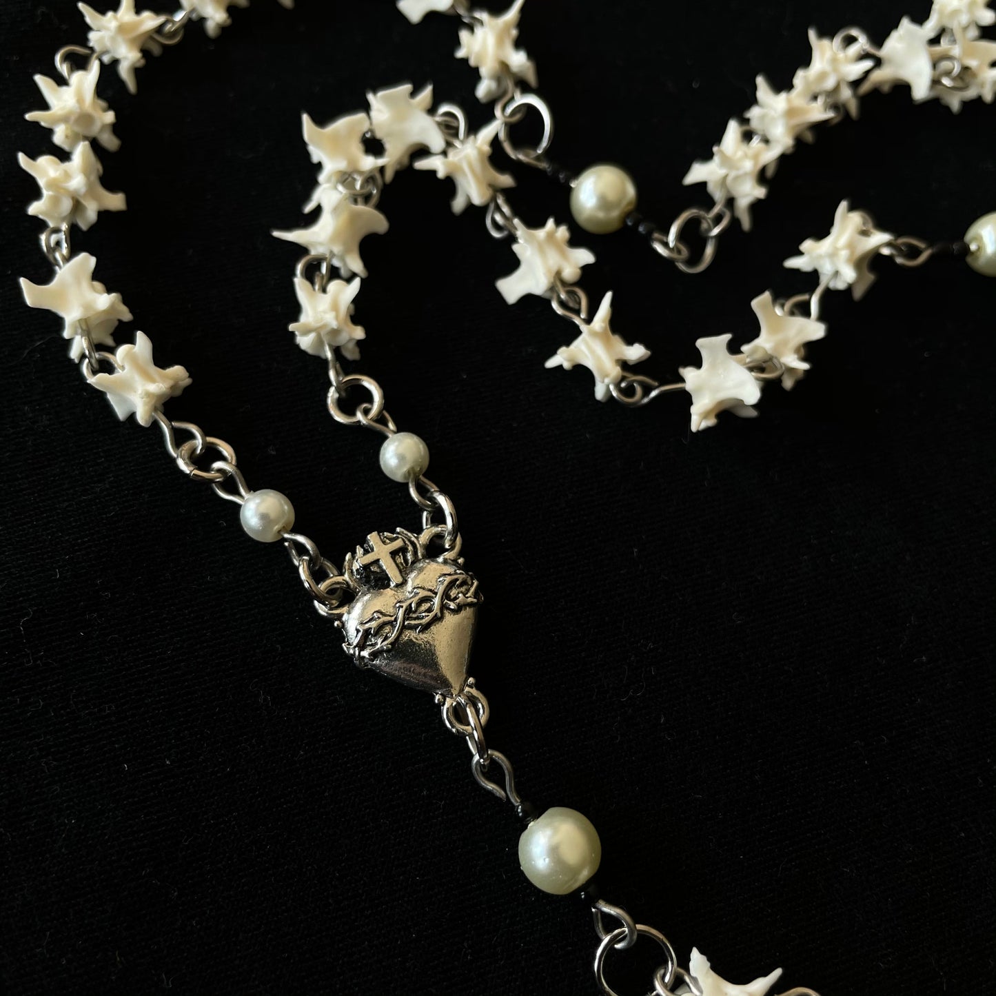 Pure Heart bone rosary