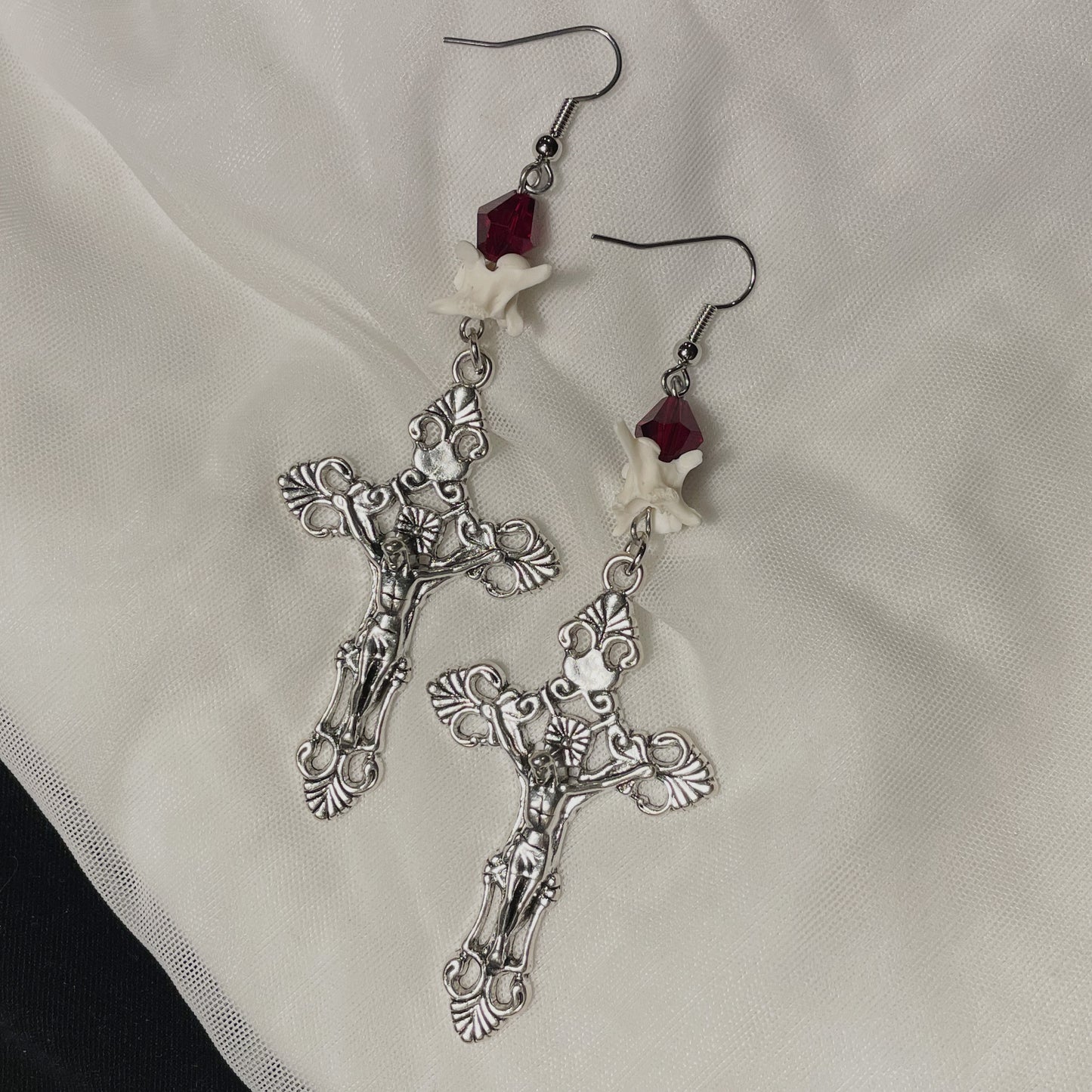 Cross earrings 005