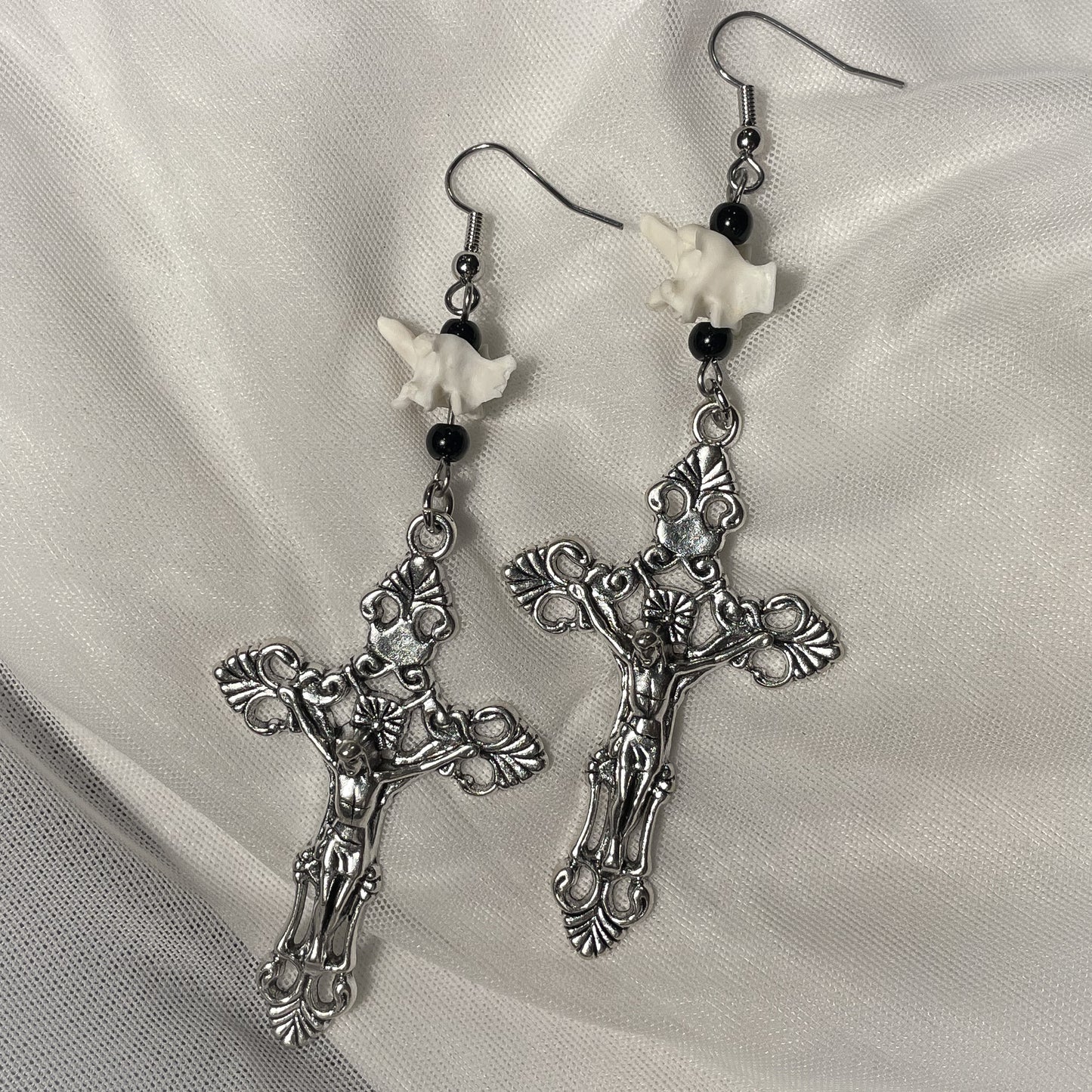 Cross earrings 007