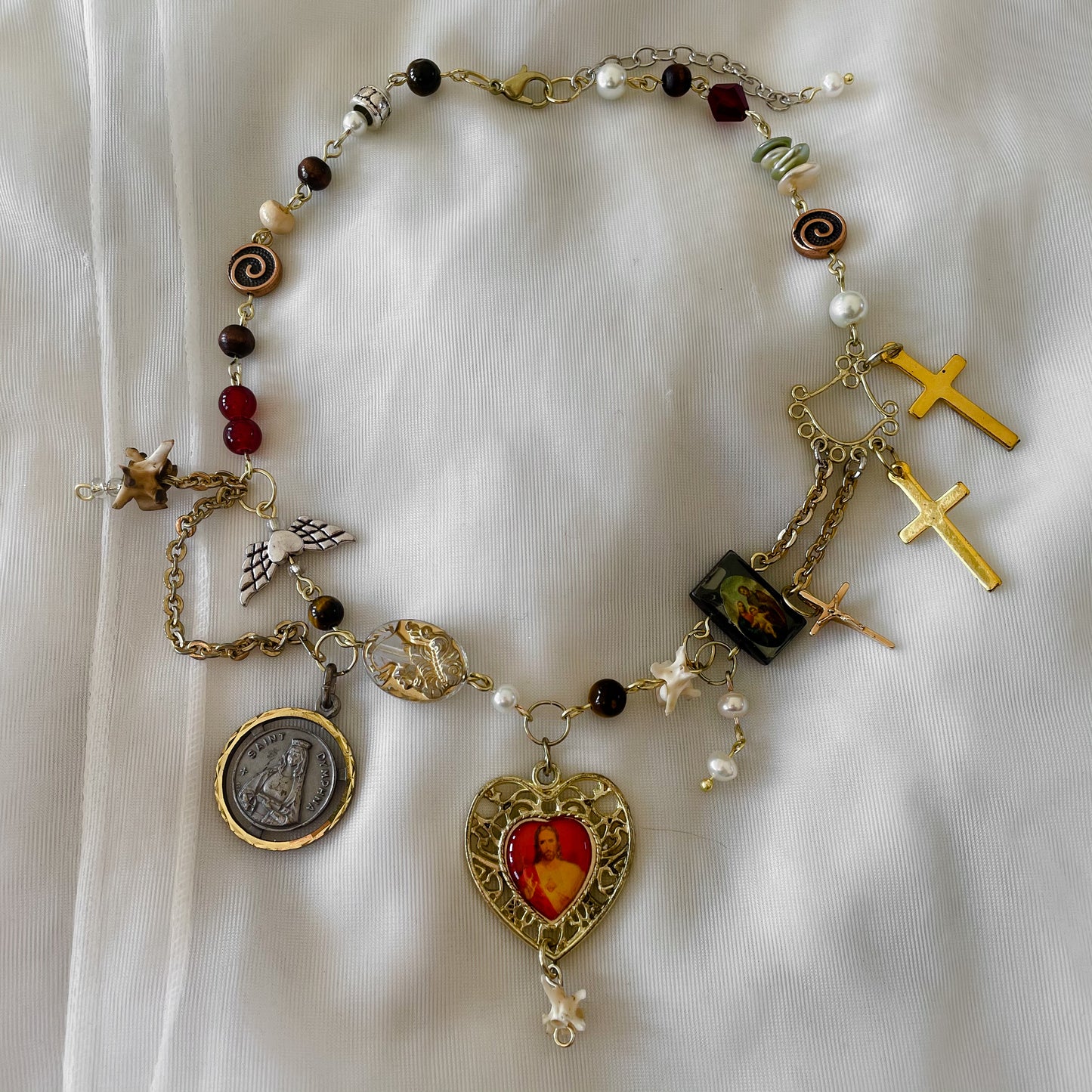 Junk-drawer Jesus choker