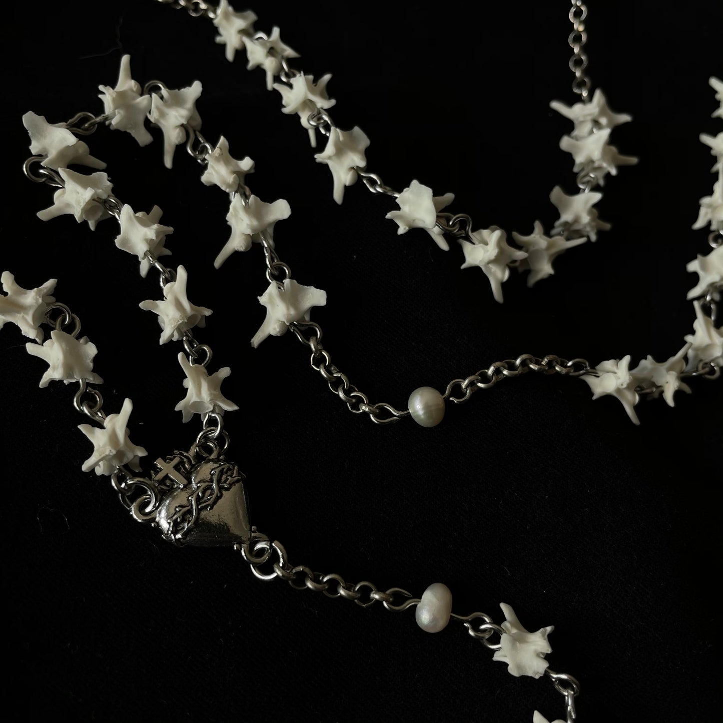 Pure heart bone rosary