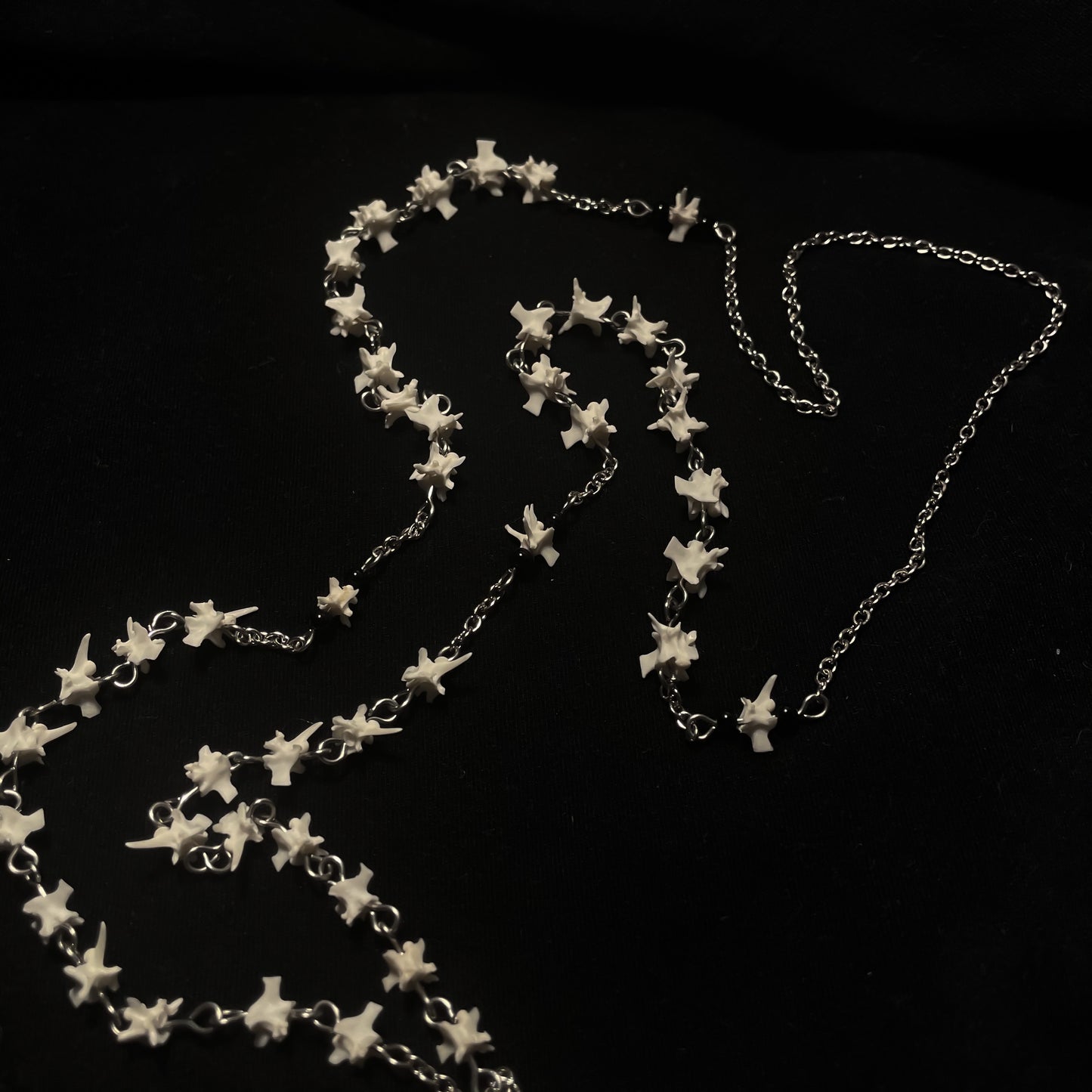 Bone rosary w/ chain