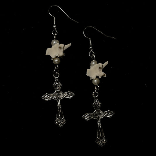 Cross earrings 008