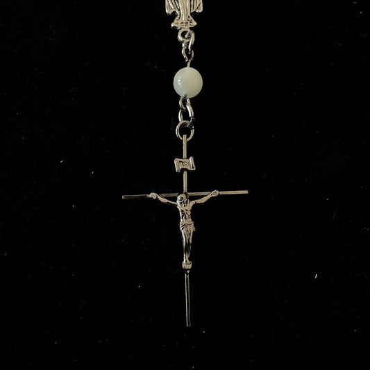 Bone & cross choker