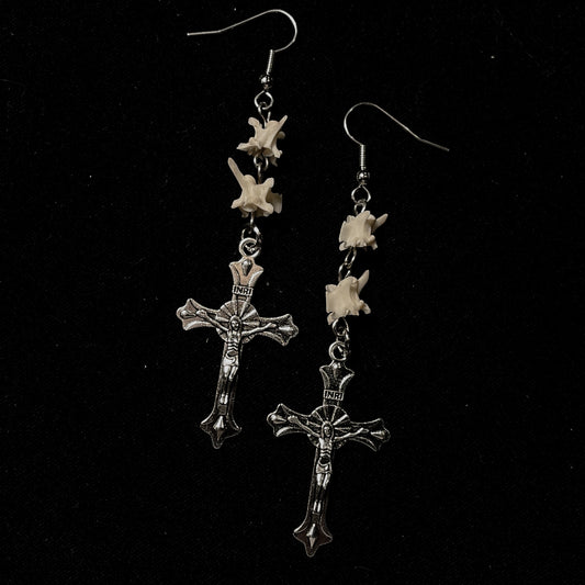 Cross earrings 004